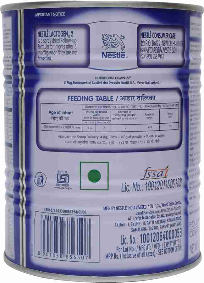 Lactogen 2 shop tin price