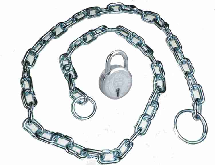 Metal chain top bike lock