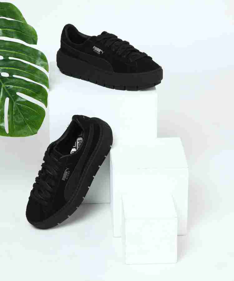 Puma suede best sale platform animal black