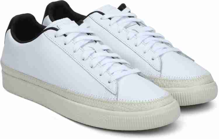 Puma basket hot sale trim white