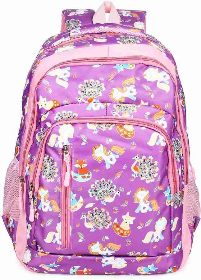 Online World Unicorn Casual College Backpack For Girls Extra