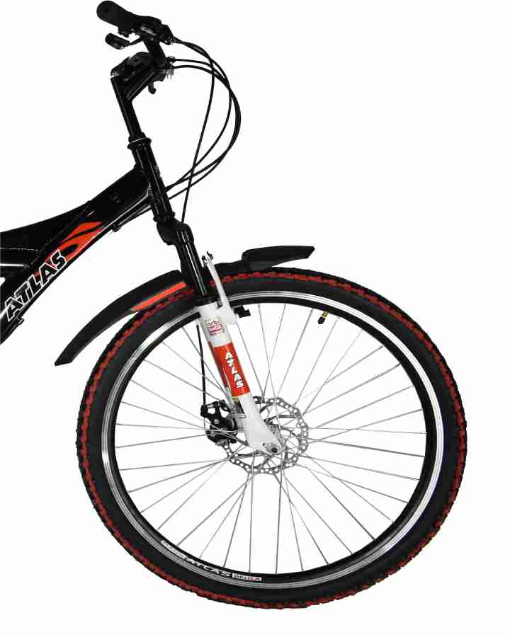 ATLAS Crest IBC Dual Suspension Front Disc Brake Bike For Adults Black Red 26 T Mountain Cycle Price in India Buy ATLAS Crest IBC Dual Suspension Front Disc Brake Bike