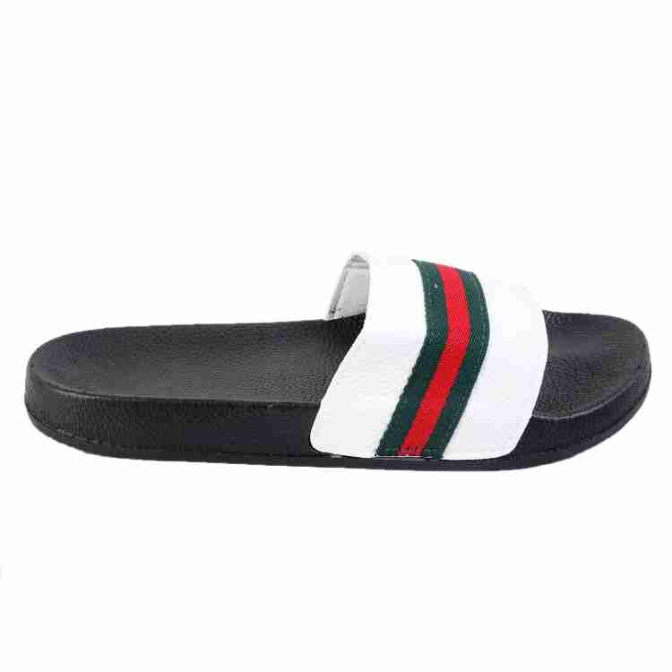 White gucci sales slides men