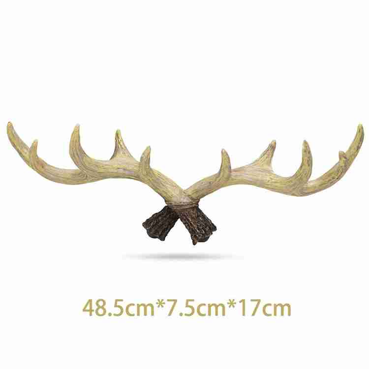 Deer antler hooks wall best sale