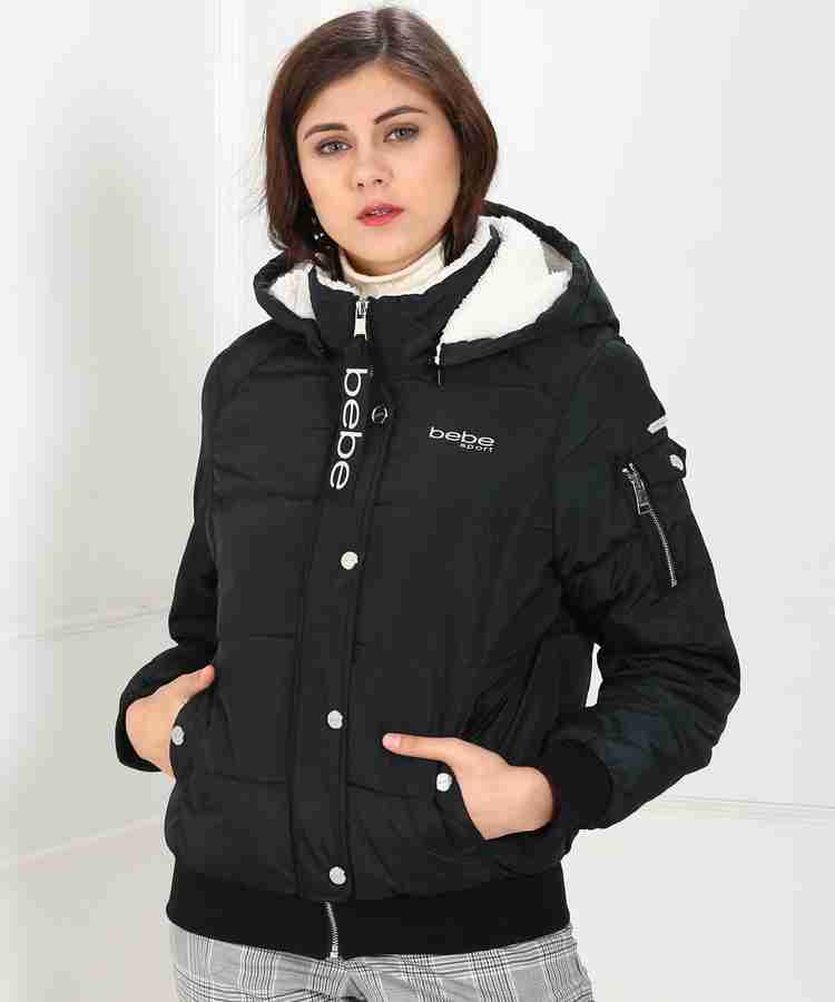 BEBE Sport Full Sleeve Solid Women Jacket Buy BEBE Sport Full Sleeve Solid Women Jacket Online at Best Prices in India Flipkart
