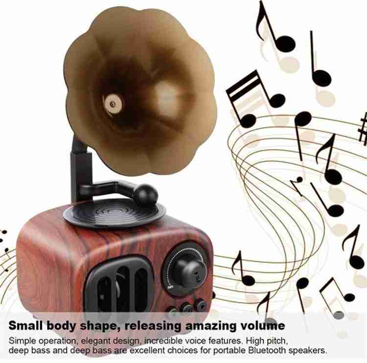 Gramophone bluetooth speaker sales