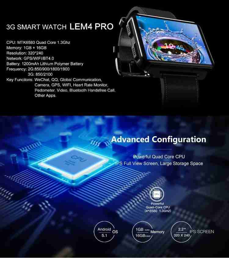 Lemfo lem4 pro smart watch outlet
