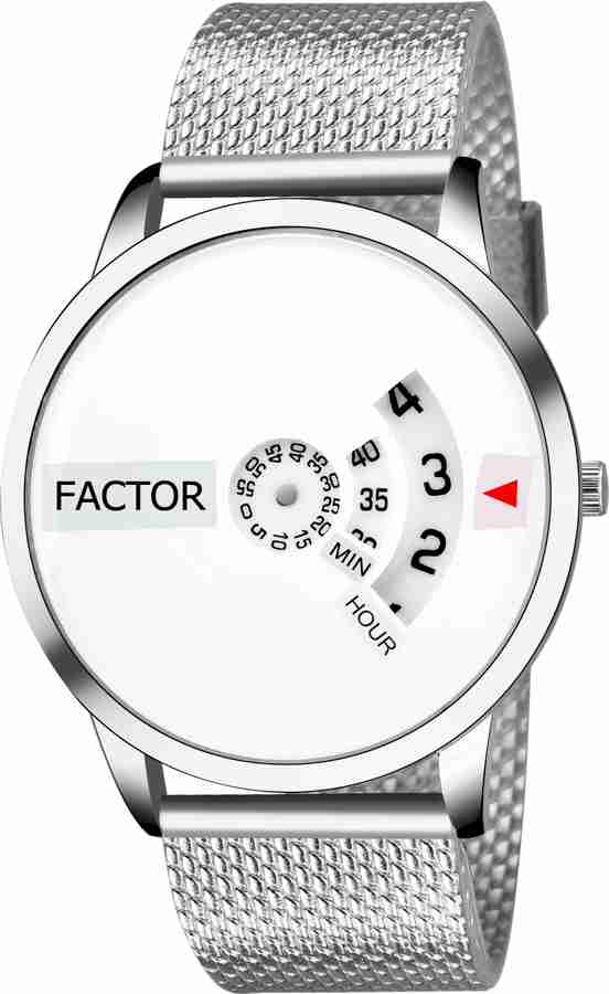 FACTOR Quartz Men s Watch With Genuine Steel Strap Watch Quartz With Genuine Silicone Collection Analog Watch For Men Buy FACTOR Quartz Men s Watch With Genuine Steel Strap Watch Quartz With