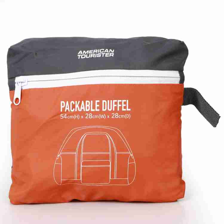 AMERICAN TOURISTER Expandable Foldable Duffle Burnt Orange Duffel Without Wheels Burnt Orange Price in India Flipkart