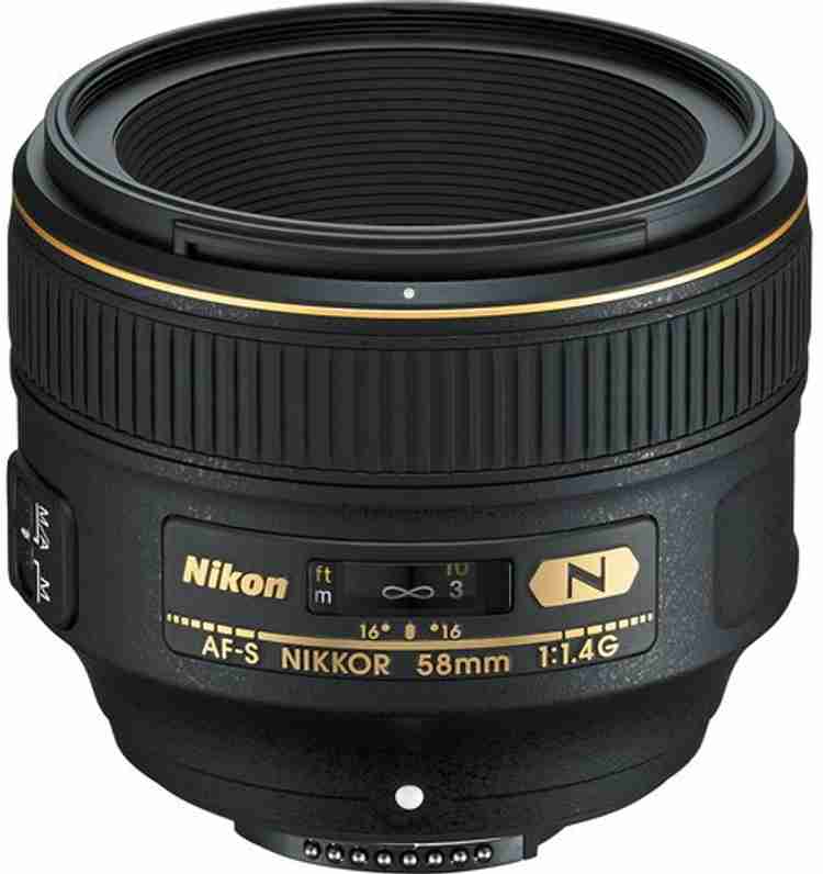 NIKON AF-S Nikkor 58mm f/1.4G Standard Prime Lens - NIKON : Flipkart.com