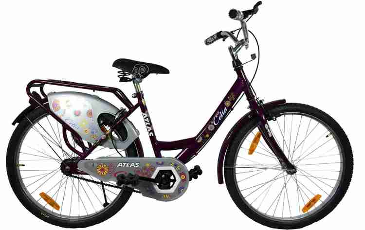 ATLAS Celia Plus Unisex Bike For Adults Purple Silver 26 T Girls Cycle Womens Cycle Price in India Buy ATLAS Celia Plus Unisex Bike For Adults Purple Silver 26 T