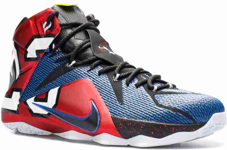 Blue lebron 12 top