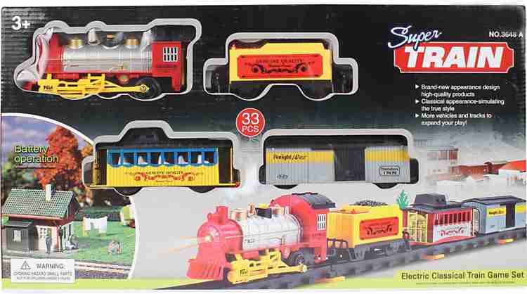Train outlet toy game