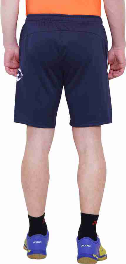 YONEX Solid Men Dark Blue Sports Shorts Flipkart