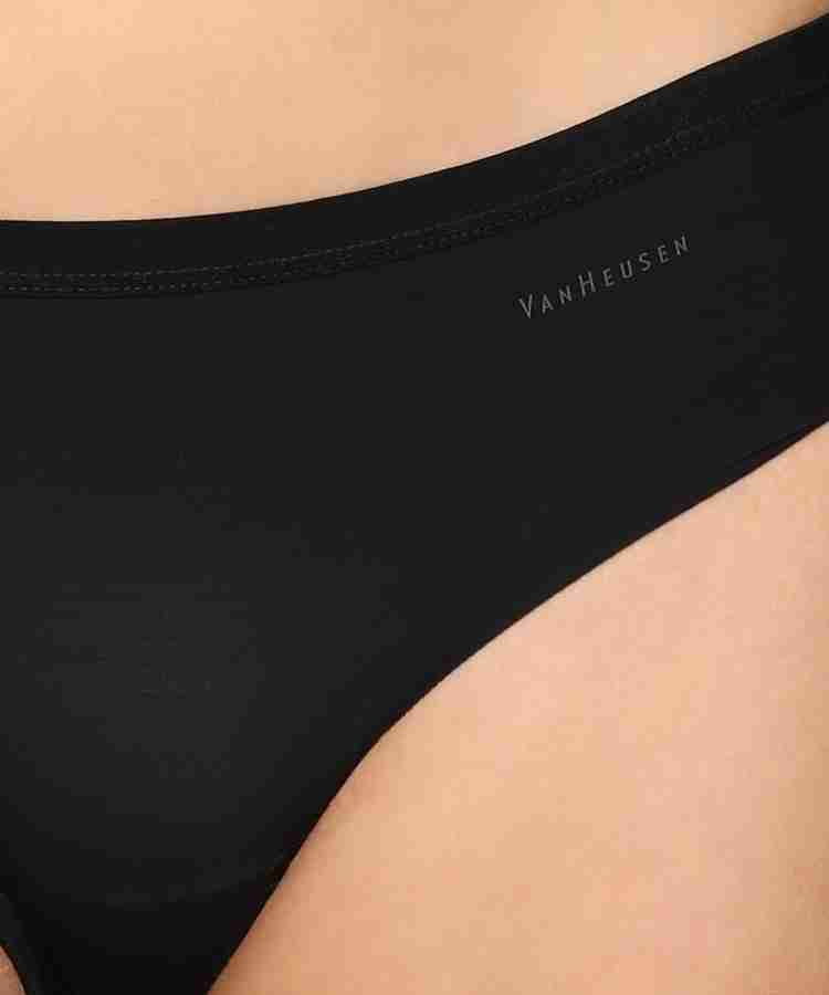Buy Van Heusen Women Invisible Pantyline & No Marks Waistband Hipster Panty  - Black online