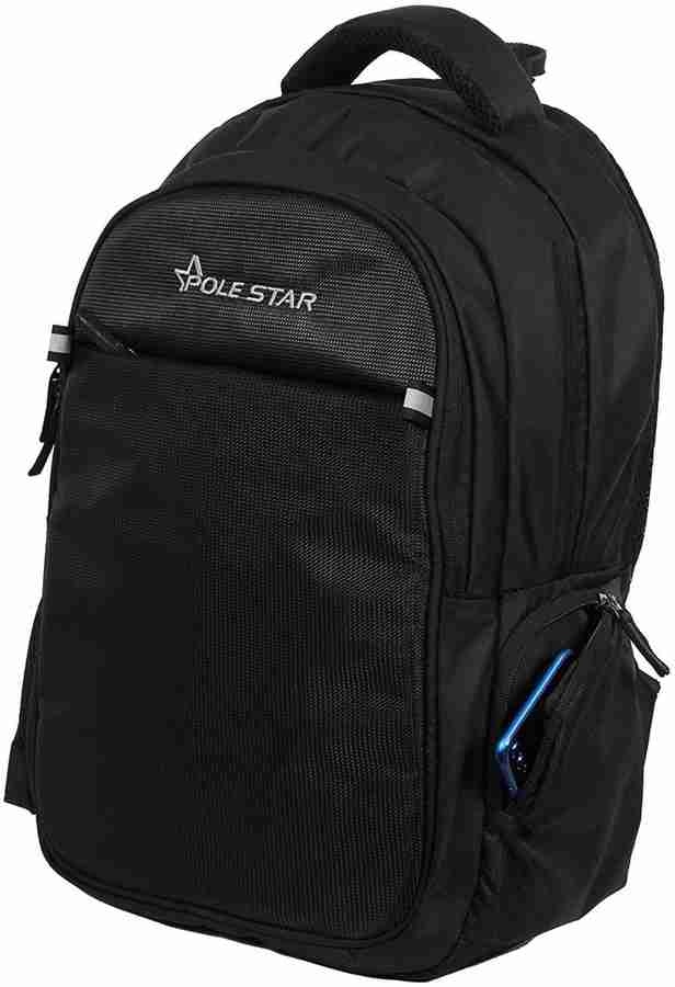 Pole Star POLESTAR SECURE LAPTOP BACKPACK BAG 36 L Laptop Backpack BLACK Price in India Flipkart