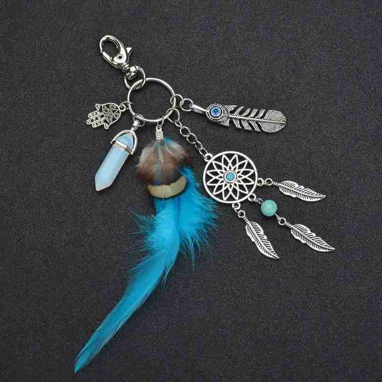 SHAFIRE Dream Catcher Keychain Fashion Silve Boho Ornament Feather Key Ring Key Chain Price in India Buy SHAFIRE Dream Catcher Keychain Fashion Silve Boho Ornament Feather Key Ring Key Chain online