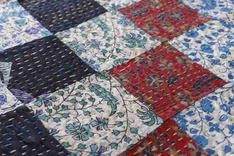 Handicraft Palace Cotton Patchwork Kantha Quilt Gudri Blanket Bed Cover AC Blanket Cotton Batting Price in India Buy Handicraft Palace Cotton Patchwork Kantha Quilt Gudri Blanket Bed Cover AC Blanket ...