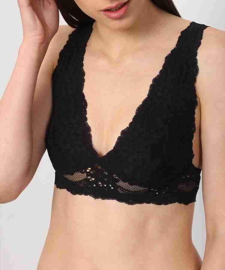 Buy Forever 21 Black Lace Bralette Bra for Women Online @ Tata CLiQ