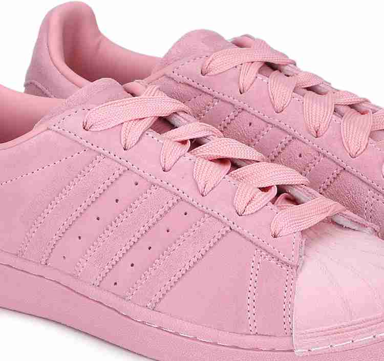 Adidas superstar deals ladies pink