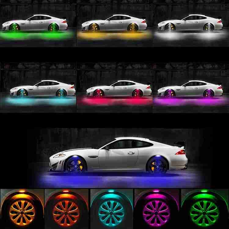 Car shop wheel light