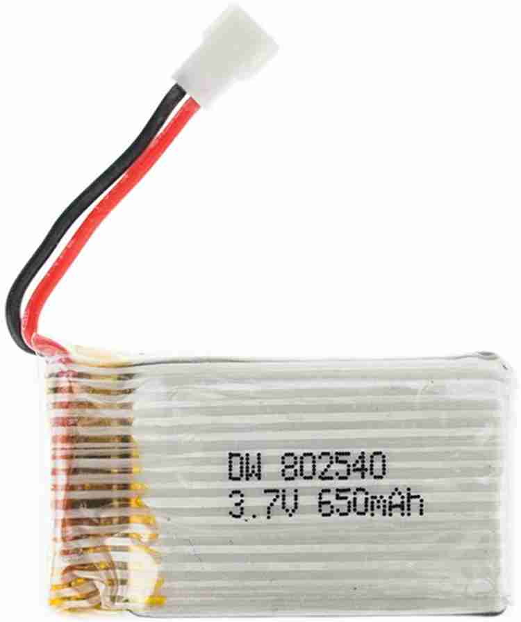 Bestpriceever LiPo 3.7V 650 mAh 20C Li ion 1 Cell for Mini Drones