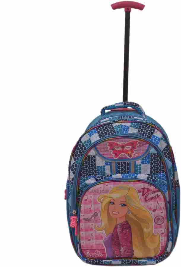 Barbie trolley school bag cheap