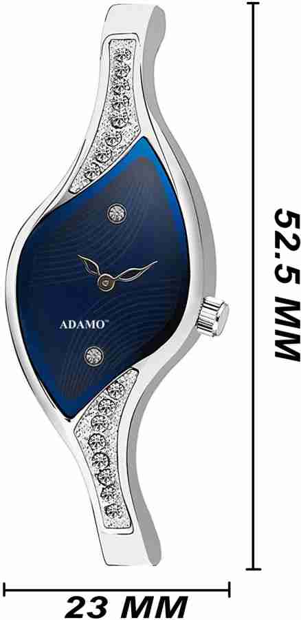 ADAMO 9710SM01 9710SM01 Watch Scratch Resistant Blue Dial Contemporary Shaped with Stainless Steel Chain Analog Watch For Women Buy ADAMO 9710SM01 9710SM01 Watch Scratch Resistant Blue Dial Contempora...