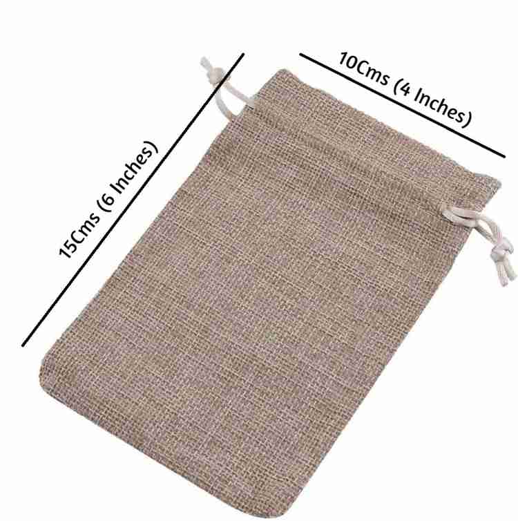 Lifekrafts Jute Bags Pouches 20 Pack 15 10Cms 6 4 Inches