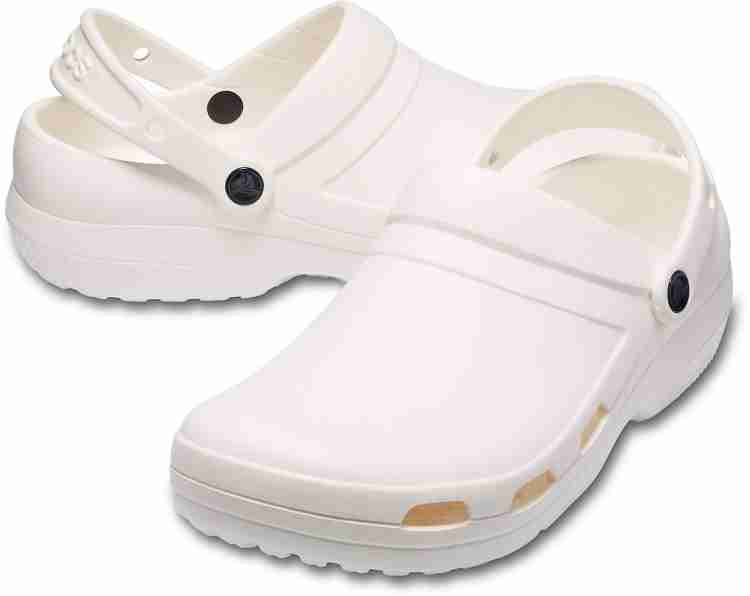 All white 2024 crocs no holes