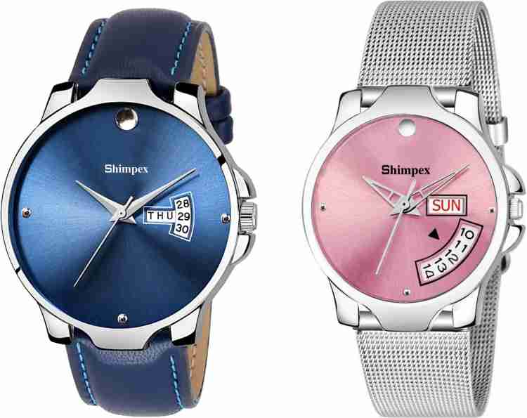 SHIMPEX Analog Watch For Couple Buy SHIMPEX Analog Watch For Couple 7023YM01 Day And Date Function Watch 1 year warranty Online at Best Prices in India Flipkart