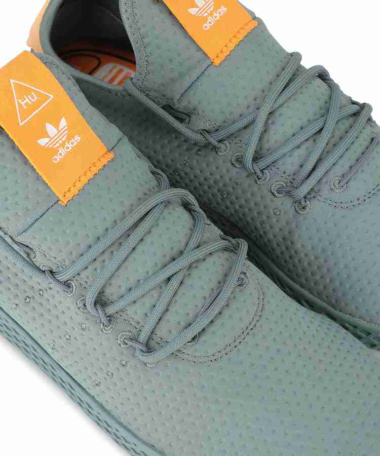 Pharrell williams tennis hu shoes raw green top