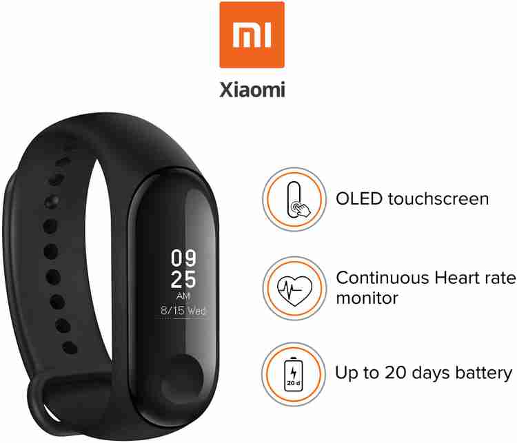 Mi Band 3 Buy Latest Mi Fitness Band Online at Flipkart