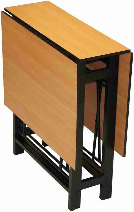 Folding dining table metal sales