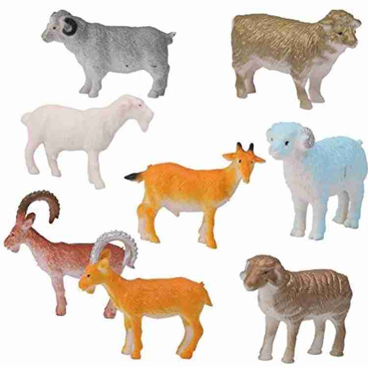 Plastic goat figurines best sale