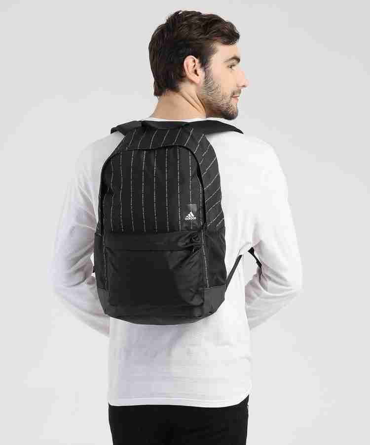 ADIDAS C. BP POCKET M 20 L Laptop Backpack BLACK WHITE WHITE Price in India Flipkart