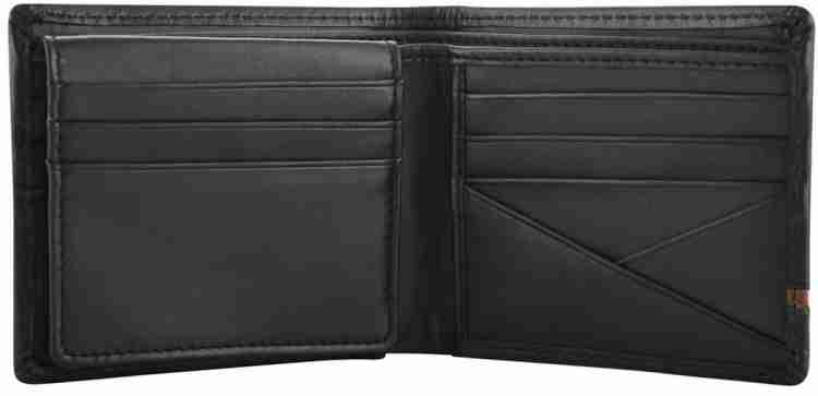 Fastrack Men Black Genuine Leather Wallet Black Price in India Flipkart