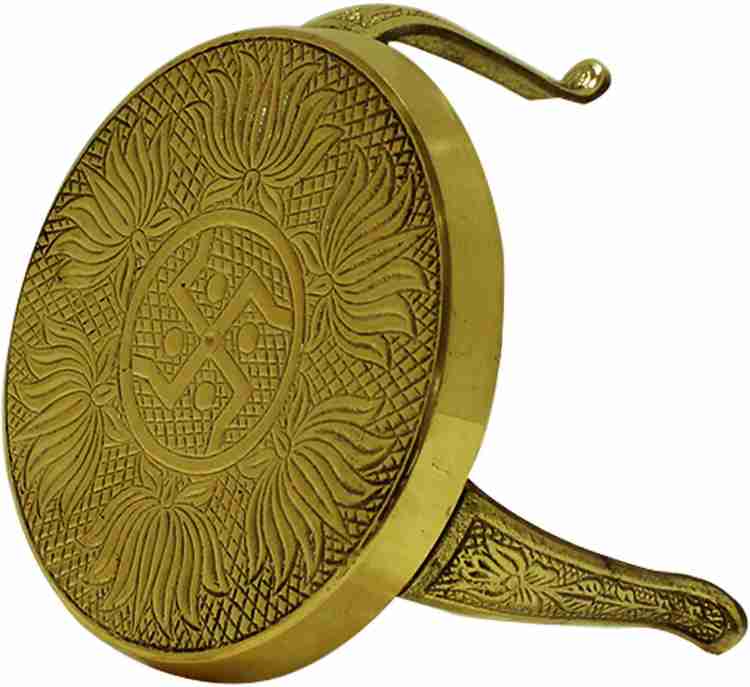 LotusFeet Spirituality Brass Traditional Mukali Stool for Pooja Items - Set  of 2 Brass Pooja Chowki Price in India - Buy LotusFeet Spirituality Brass  Traditional Mukali Stool for Pooja Items - Set