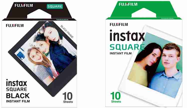 Original Fujifilm Instax Square Instant white edge Film 10 Sheets