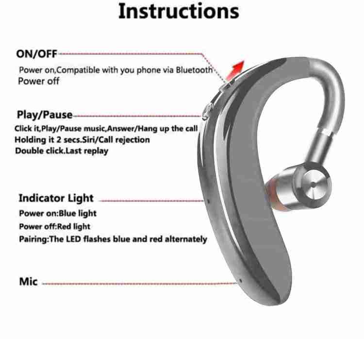 KEMIPRO Wireless bluetooth for Calling with Mic Designed for All