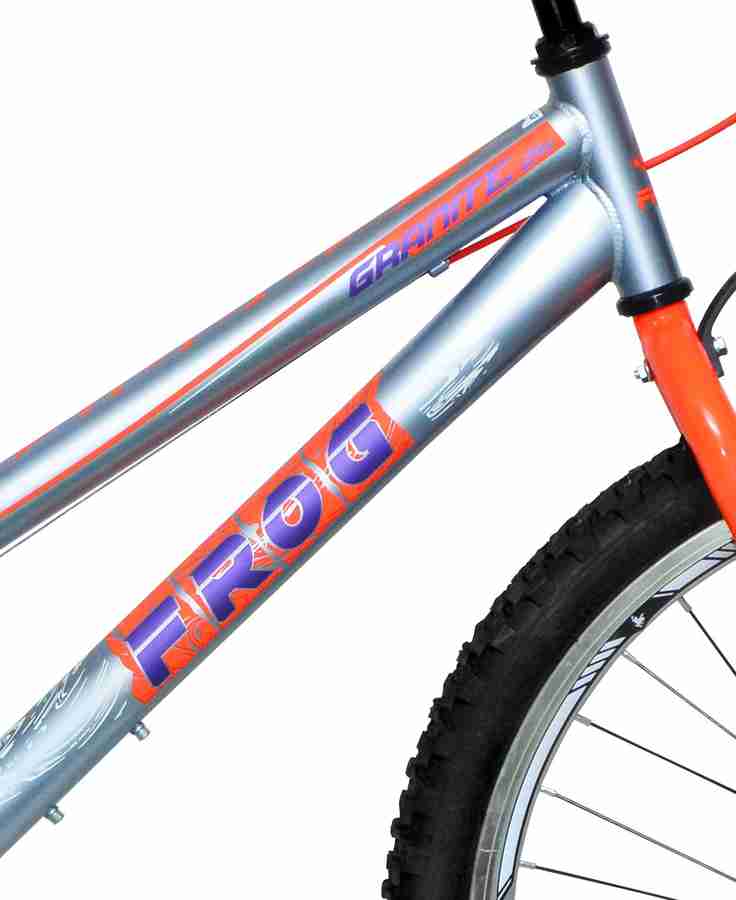 Frog Granite Bike For Teenagers Silver Orange 24 T Mountain Cycle Price in India Buy Frog Granite Bike For Teenagers Silver Orange 24 T Mountain Cycle online at Flipkart