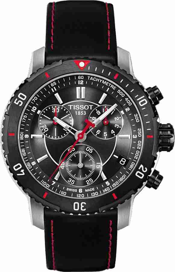 TISSOT PRS 200 PRS 200 Chronograph Black Dial Analog Watch For