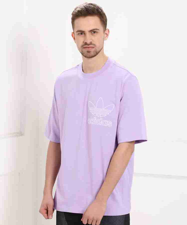 Men's purple adidas t shirts new arrivals