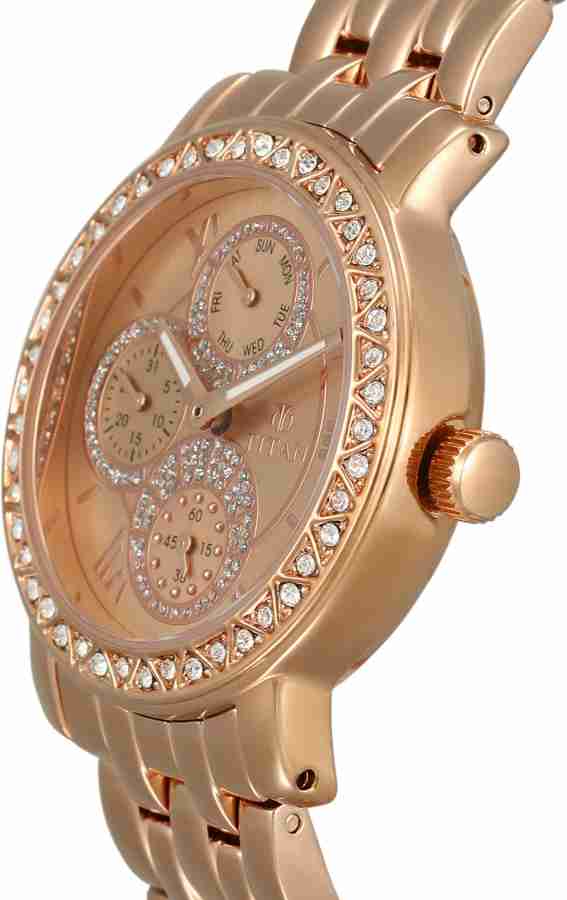 Titan Purple Glam Gold Analog Watch For Women Buy Titan Purple Glam Gold Analog Watch For Women 9743WM01 Online at Best Prices in India Flipkart