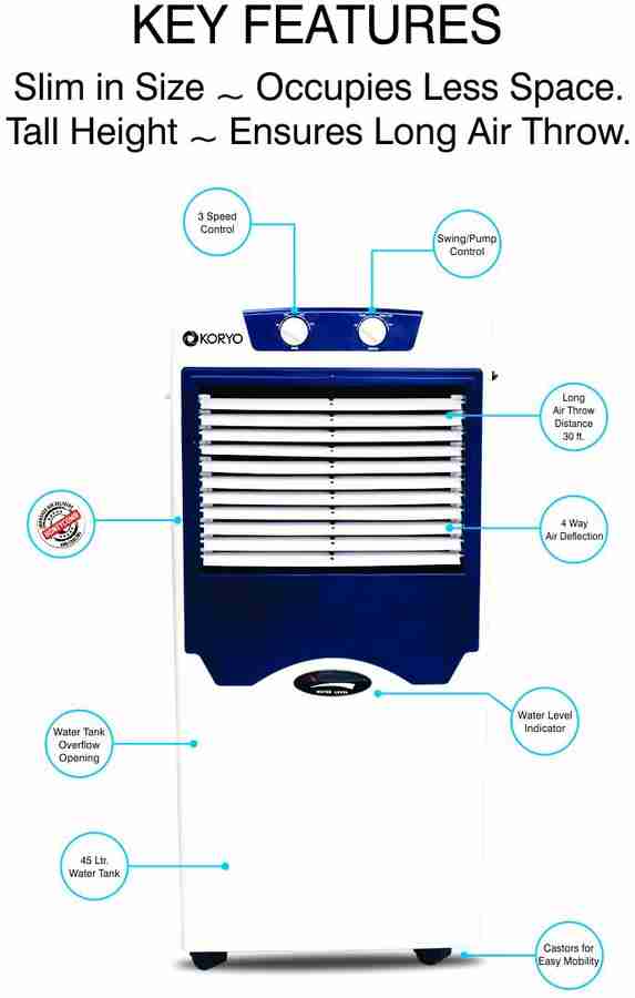 Koryo air sales cooler price