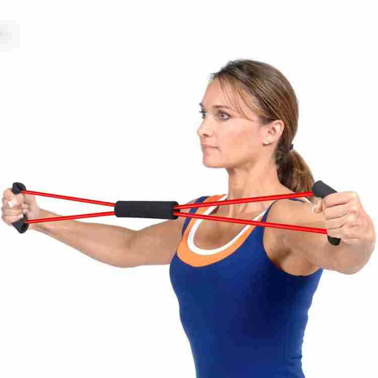 PE 8 shape Slimming Abs Exerciser Tube Muscle Chest Rope Workout Pulling Rubber Band Resistance Tube Buy PE 8 shape Slimming Abs Exerciser Tube Muscle Chest Rope Workout Pulling Rubber Band