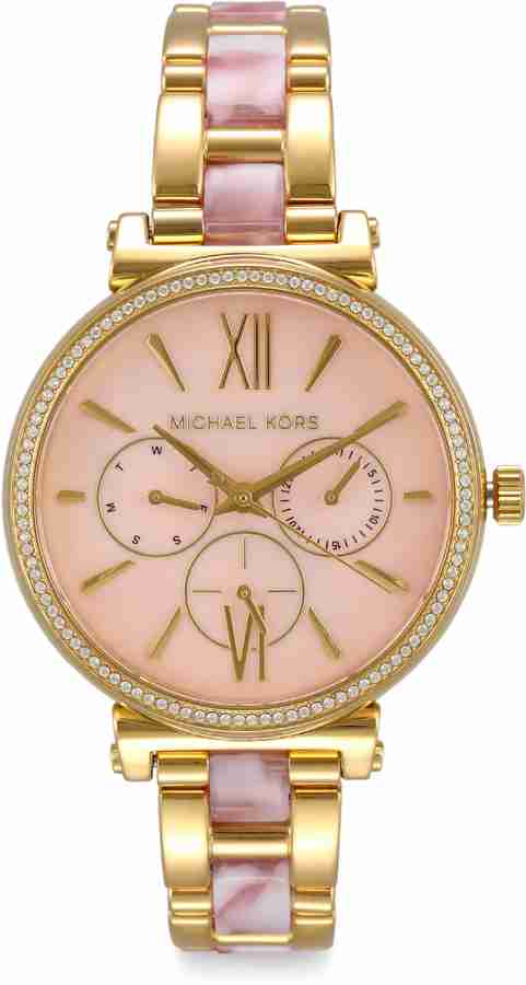 Michael kors sofie rose gold watch hot sale