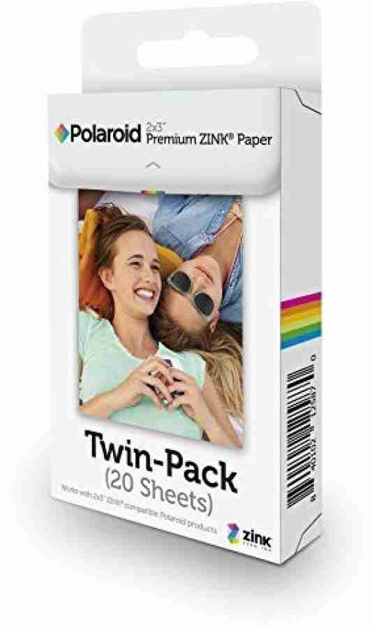 Polaroid CARTA POP ZINK 3X4 - n. 20 foto colore per fotocamera POP