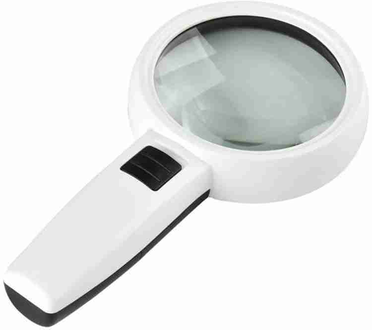 RHONNIUM 10X Magnifying Glass with 3 Bright LED Lights