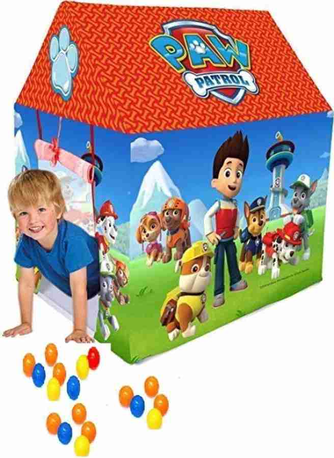 PAW PATROL Kids Indoor Outdoor Play Tent House With 10 Balls